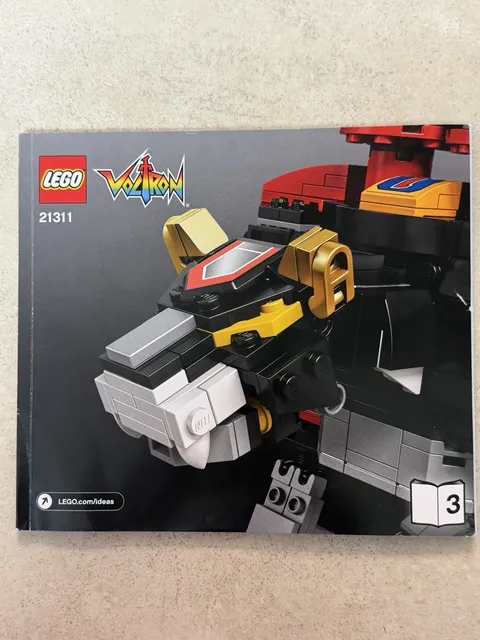 2018 LEGO Ideas Voltron Set 21311 Instruction Booklet Manual ONLY Volume 3