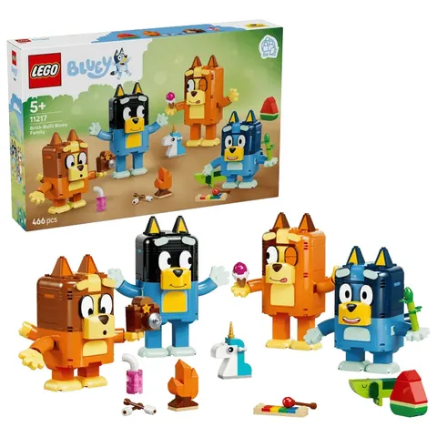 Lego Bluey Rodzina Blue z klockow 11217 Lego