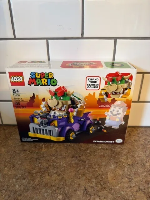 LEGO SUPER MARIO 71431 BOWSER'S MUSCLE CAR (NIB)