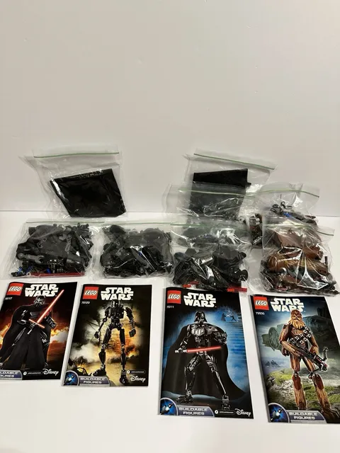 Lego Star Wars Buildable Figure Lot: 75120, 75111, 75117, 75530