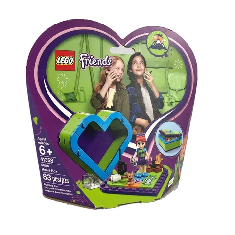 Lego Friends 41358 Mia’s Heart Box New Sealed 84 Pieces Building Set Ages 6+