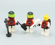 LEGO MTRON Minifigure Lot x3 Vintage Mini Figure Original M Tron + Tanks