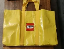 Giant Extra Large Lego Carrying BAG Yellow Handles 20" X 30"x22