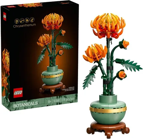 LEGO Botanicals Chrysanthemum Building Set 10368🎁Kids Gift
