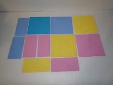LEGO Creator Girls Friends Bright Pink Blue 8x16 16x16 Flat Building Plate Lot