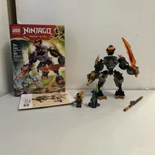 LEGO Ninjago: Dragons Rising - Cole's Mission Mech Set 71854 - NO ZANE FIG 99% 