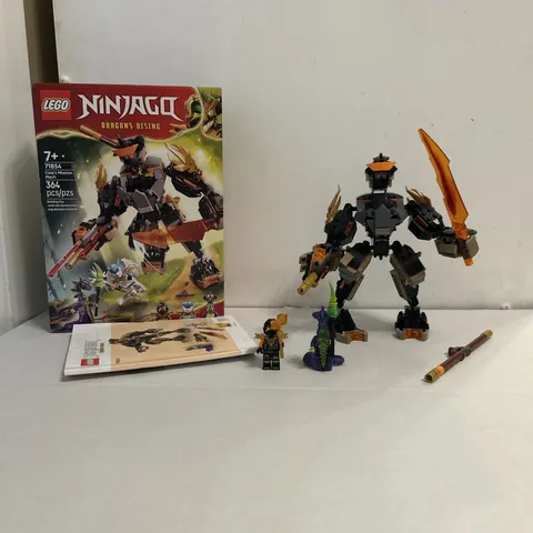 LEGO Ninjago: Dragons Rising - Cole's Mission Mech Set 71854 - NO ZANE FIG 99% 