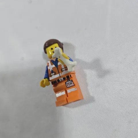 LEGO Emmet Minifigure Worn Uniform The Lego Movie 70829 70832 70840 W/Bone
