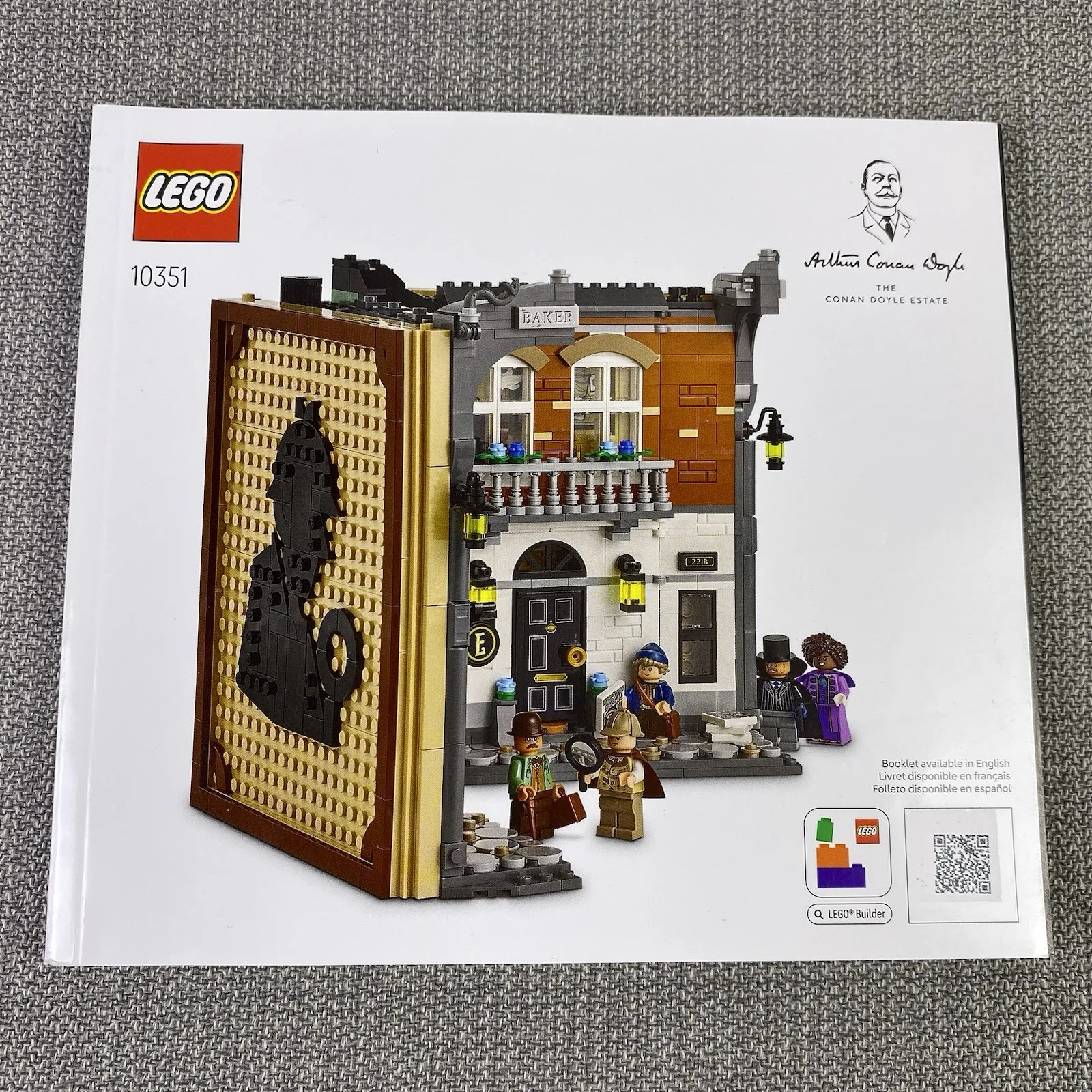 LEGO 10351 Icons the Sherlock Holmes Book Nook Instruction Manual ONLY