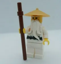 Sensei Wu Pearl Gold Hat 70596 Ninjago LEGO® Minifigure Mini Figure