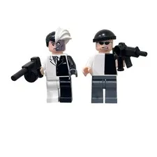 LEGO Batman Bat004 AND Bat006 Two-Face Minifigure and Henchman Pre Owned Use