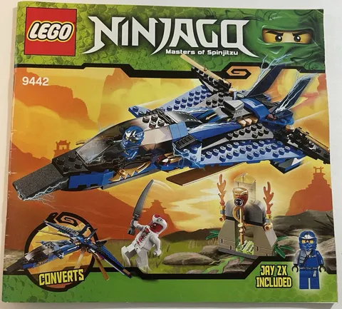 LEGO® NINJAGO Jay's Storm Fighter 2011 Instruction Manual Set 9442