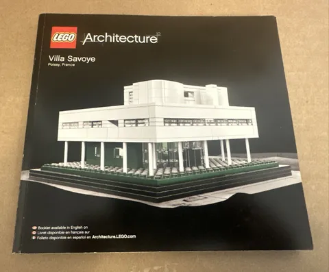 LEGO Architecture - Villa Savoye (21014) - Instruction Manual ONLY Free Shipping