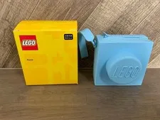 Rare LEGO Novelty Blue Pouch Cosmetic Makeup Bag Promotional Gift Not For Sale