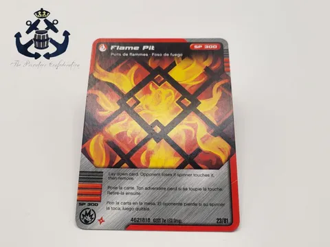 LEGO 2011 NINJAGO Masters of Spinjitzu Game Card #23 Flame Pit 4621818 2257 2504