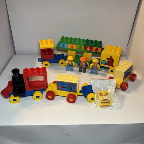 Lego Duplo 8 Train Cars Bob The Builder Construction Tools Block Caboose Numbers