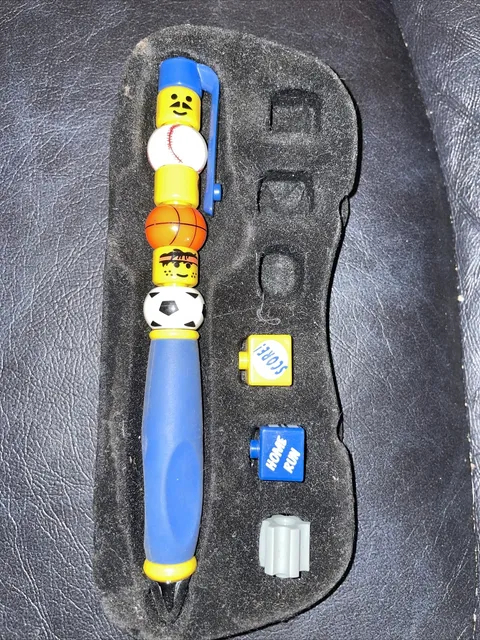 Lego Writing System Sports Theme (1999) Basketball Soccer Baseball