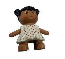 1x Lego Duplo Figure Doll Girl Dress Dots Doll Child by Marie 31312