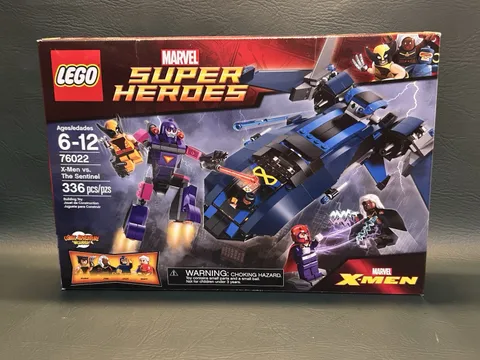 LEGO Marvel: X-Men Vs. the Sentinel (76022) New Sealed In Box 336 Pieces