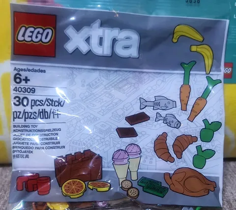 LEGO 40309 Food Accessories – Xtra Series – Sealed Polybag – Retired