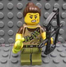 Lego Minifigures Series 12 Dino Tracker Col188 With Bow and Syringe