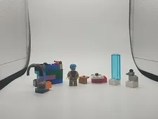 Lego Misc Pieces And Figure. Man With Blue Hat - TT1