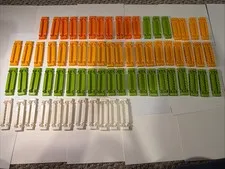 LEGO Technic Panel Plate Lot Of 69 Pieces- 15458 – Orange Green Yellow White