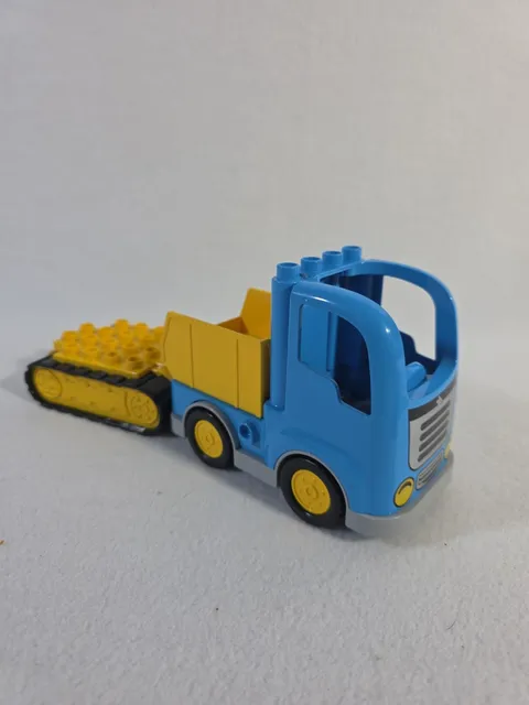 Lego Duplo Truck & Tracked Excavator From Construction Set 10812 Vehicles Only