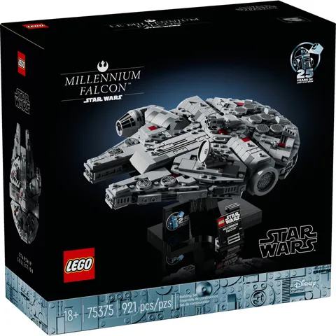 LEGO Star Wars Millennium Falcon 25th Anniversary Buildable Model 75375 