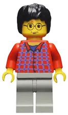 LEGO: Harry Potter Red Shirt Light Gray Legs (hp025)