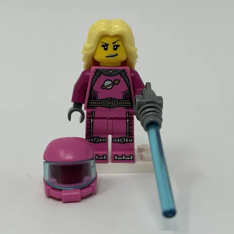 Lego Intergalactic Girl Minifigure Pink Space Collectible Series 6 CMF w/ 4L Bar