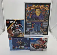 LEGO Star Wars 75448, Firework Celebrations 40689, and City 60442 Bundle