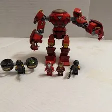 LEGO Super Heroes: Iron Man Hulkbuster versus A.I.M. Agent (76164) Incomplete.