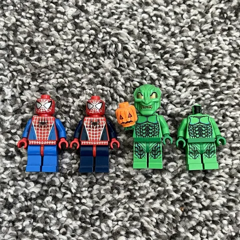 Lego Spider-Man Minifigure 2002-2004 Lot Of 4 Rare Tobey Maguire Sam Raimi