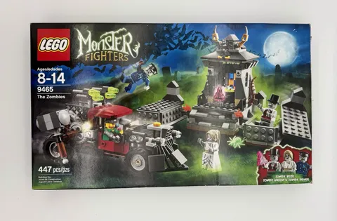 LEGO Monster Fighters The Zombies 9465 Complete Set w/ Minifigures & Manual EUC
