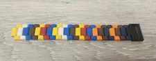 Lot Of 20 Lego bb1001 Watch Wristwatch Links Yellow White Blue Red Brown Orange