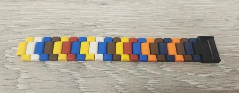 Lot Of 20 Lego bb1001 Watch Wristwatch Links Yellow White Blue Red Brown Orange