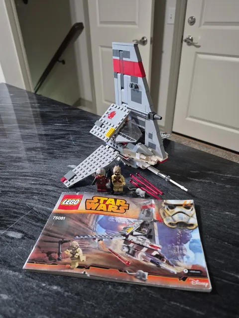 100% Complete Lego Star Wars 75081 T-16 Skyhopper w/Instructions