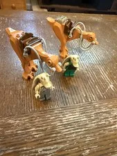 Lego Star Wars 2x Kaadu and Gungan Minifigures. Original Jar Jar