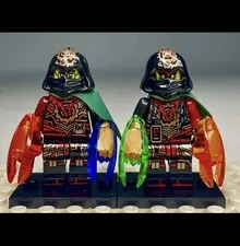 New Ninjago Time Twins (Krux / Acronix)Old Young Custom Lego Minifigures70626
