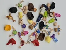 LEGO Friends Minifigure Parts Bulk Lot - Heads Hair Arms Legs Torsos Accessories