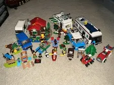 Lego Creator + City Camping Forest Sets Lot - 31048, 31052, 31108, 60117…