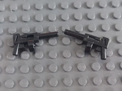 Lego 7195 Black Automatic Long Barrel Pistol - Used