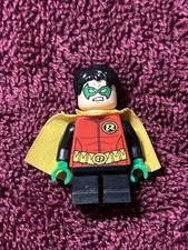 LEGO Batman - Robin Minifigure with Green Hands set 76013 sh091 (IS SUPER GLUED)