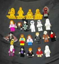 LEGO Harry Potter, Star Wars Minifigure Mixed Lot w/ Parts & Accessories