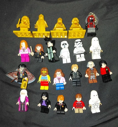 LEGO Harry Potter, Star Wars Minifigure Mixed Lot w/ Parts & Accessories