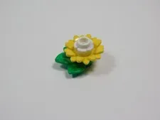 LEGO Yellow w/ White Flower Plants Minifig S4