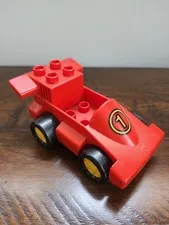 Vintage Lego Duplo Race Car