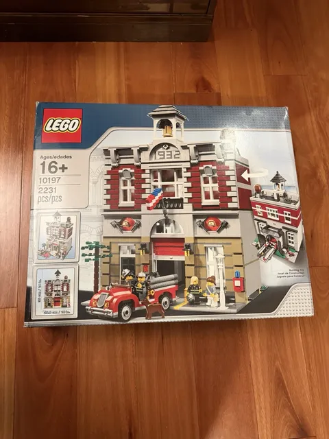 LEGO 10197 Fire Brigade Modular Building Open Box All Bags Sealed Complete