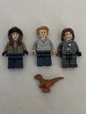 LEGO Jurassic World Dominion Minifigure Lot Owen Grady Maisie Rainn Baby Raptor